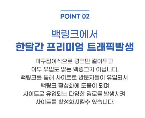 프리미엄 백링크 - 은가비플랜